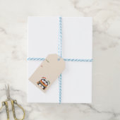 Gemütliche Pride Pinguine Weihnachten Geschenkanhänger (Mit Garn)