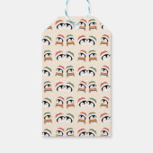 Gemütliche Pride Pinguine Weihnachten Geschenkanhänger (Rückseite)