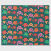 Gemütliche Pullover Weihnachtsverpackung Geschenkpapier (Flach)