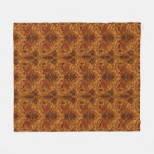 Gemütliche Pumpkins und weiche Vines Fleece Blanke (Vorderseite (Horizontal))