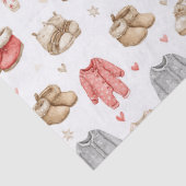 Gemütliche Pyjamas Boho-Babyparty-Muster Seidenpapier (Detail)