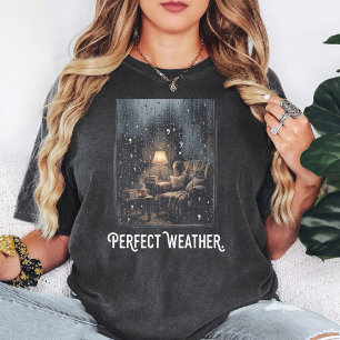 Gemütliche Regen-Leseecke T-Shirt