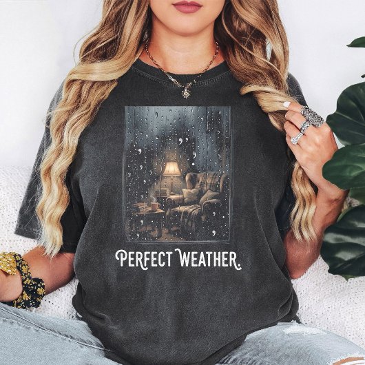 Gemütliche Regen-Leseecke T-Shirt