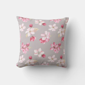 Gemütliche rosa Kirschblüten-Blumen-Wurfkissen P Kissen