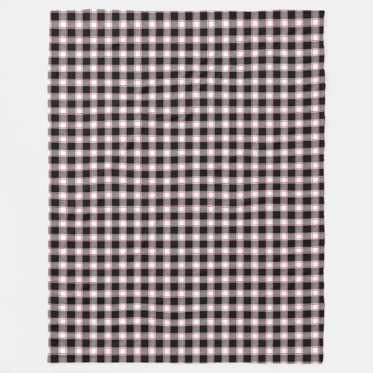 Gemütliche Rot Schwarz Karierte Decke für Hütte od (Vorderseite)