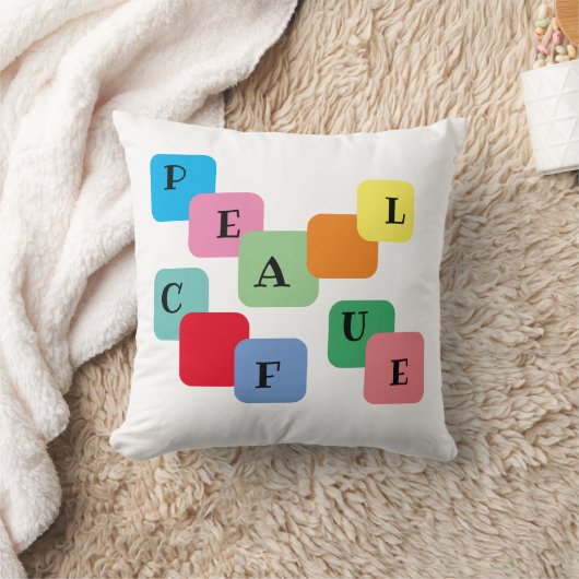 Gemütliche ruhige Nächte | Premium Soft Throw Kiss Kissen (Decke)