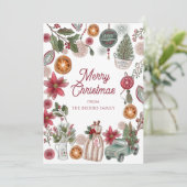 Gemütliche rustikale Weihnachten (Stehend Vorderseite)