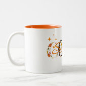 Gemütliche Saison Retro Herbst Saison Erntedank Zweifarbige Tasse (Links)