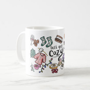 Gemütliche Saison-Tasse, Illustration Kaffeetasse