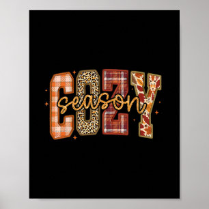 Gemütliche Saison Wildblume Herbst Herbst Ihr alle Poster