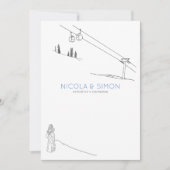 Gemütliche Skilounge in Liebe Schneeberg Einladung (Vorderseite)