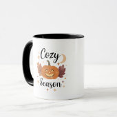 Gemütliche Spuk-Saison Tasse (Vorderseite Links)