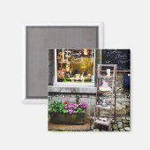 Gemütliche Straße in Belgien Magnet (Vorderseite/Rückseite)