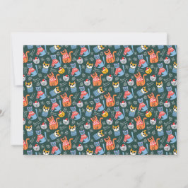 Gemütliche Strickjacken Katzen Frohe Weihnachten