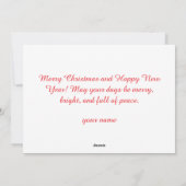 Gemütliche Strickjacken Katzen Frohe Weihnachten (Rückseite)