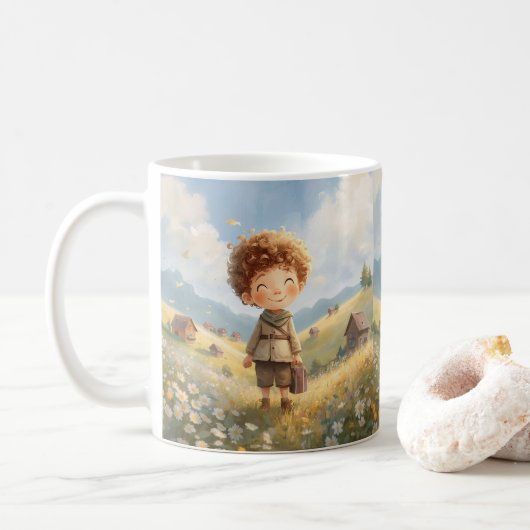 Gemütliche Tasse für Reisende - Whimsisches Abente (Mit Donut)