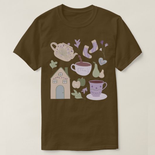 Gemütliche Teezeit 1 T-Shirt (Design vorne)