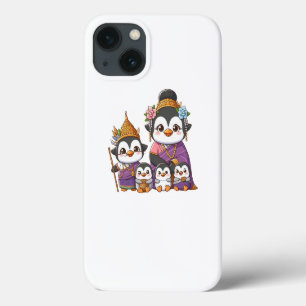 Gemütliche Thai Penguin Familienphone Cover