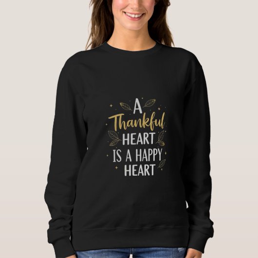 Gemütliche Thankful Sweatshirt Fall Pumpkin Gewürz (Vorderseite)