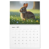 Gemütliche Tiere - Wandkunst-Kalender Kalender (Mär 2027)
