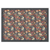 Gemütliche Tischdecke mit Herbstvögeln und Waldblu (Vorderseite (Horizontal))