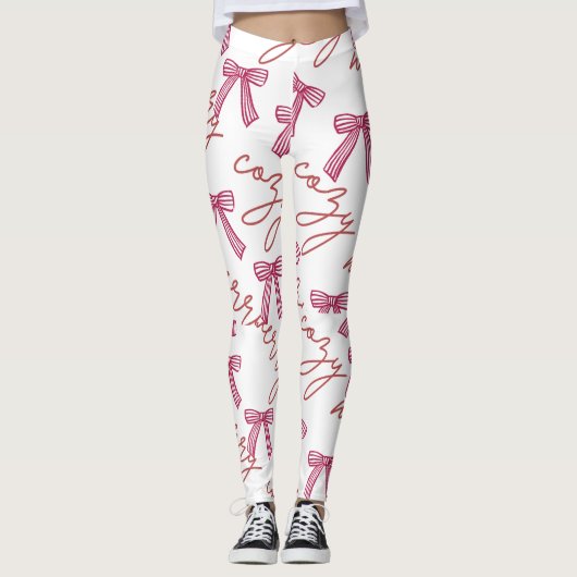 Gemütliche und fröhliche Leggings (Vorderseite)