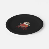 Gemütliche und helle Weihnachtsleuchten (1) Pappteller (Schrägansicht)