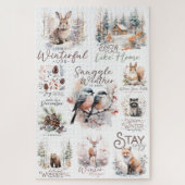 Gemütliche und traditionelle Weihnachtszitate aus  Puzzle (Vertikal)