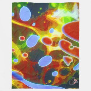 Gemütliche Undululationen Fleecedecke