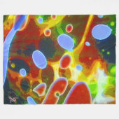 Gemütliche Undululationen Fleecedecke (Vorderseite (Horizontal))