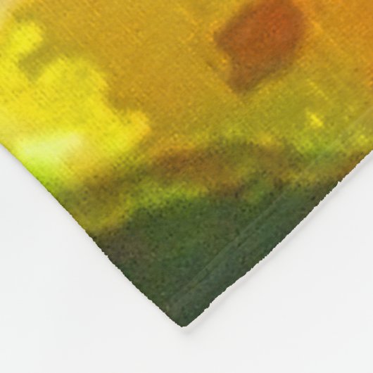 Gemütliche Undululationen Fleecedecke (Ecke)