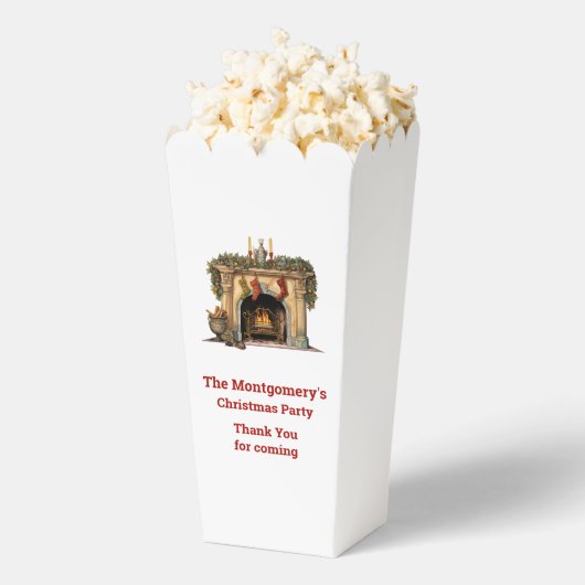 Gemütliche Viktorianische Feuerstelle Weihnachten Geschenkschachtel (Geplatzt)