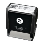 Gemütliche Viktorianische Fireplace Weihnachtsadre Permastempel (Produkt)