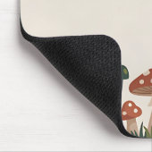 Gemütliche Waldpilze Mousepad (Ecke)