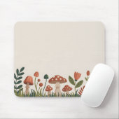 Gemütliche Waldpilze Mousepad (Mit Mouse)