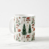 Gemütliche Waldtiere des Winterwaldes Tasse (Vorderseite Links)