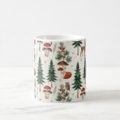 Gemütliche Waldtiere des Winterwaldes Tasse (Mittel)