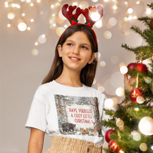 Gemütliche Waldtiere Weihnachten  T-Shirt