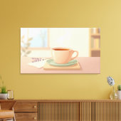 Gemütliche Wärme Leinwanddruck (Insitu (Wohnzimmer))