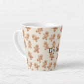 Gemütliche warme Weihnachts-Gingerbread-Kekse Milchtasse (Linke Ecke)