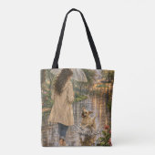 Gemütliche Wasserfarben-Hund-Illustration Tasche (Rückseite)
