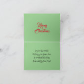 Gemütliche Weihnachten - Afroamerikanisches Weihna Karte (Innenseite)