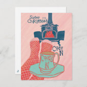 Gemütliche Weihnachten am Feuer (Vorne/Hinten)