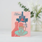 Gemütliche Weihnachten am Feuer (Stehend Vorderseite)