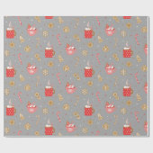 gemütliche Weihnachten Geschenkpapier (Flach)