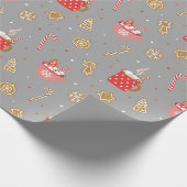 gemütliche Weihnachten Geschenkpapier (Ecke)