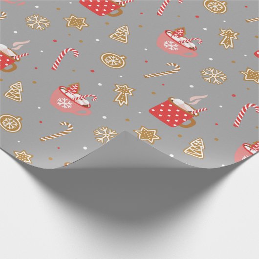 gemütliche Weihnachten Geschenkpapier (Ecke)