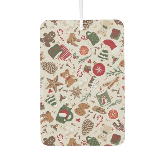 Gemütliche Weihnachten & Gewürze Autolufterfrischer (Vorderseite)