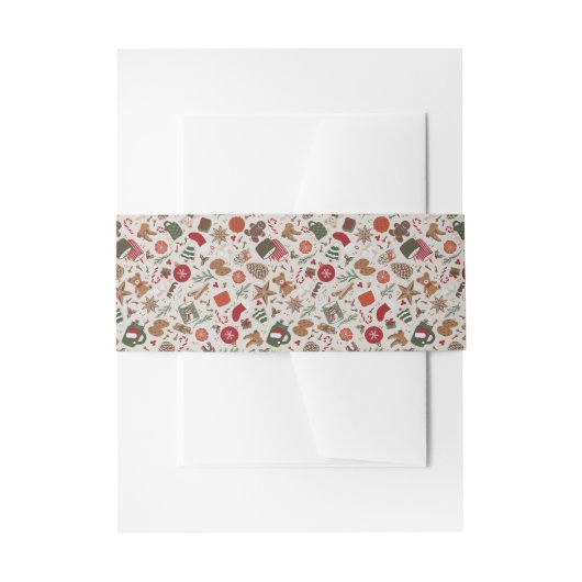 Gemütliche Weihnachten & Gewürze Einladungsbanderole (Vorderseite Beispiel)