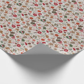 Gemütliche Weihnachten & Gewürze Geschenkpapier (Ecke)